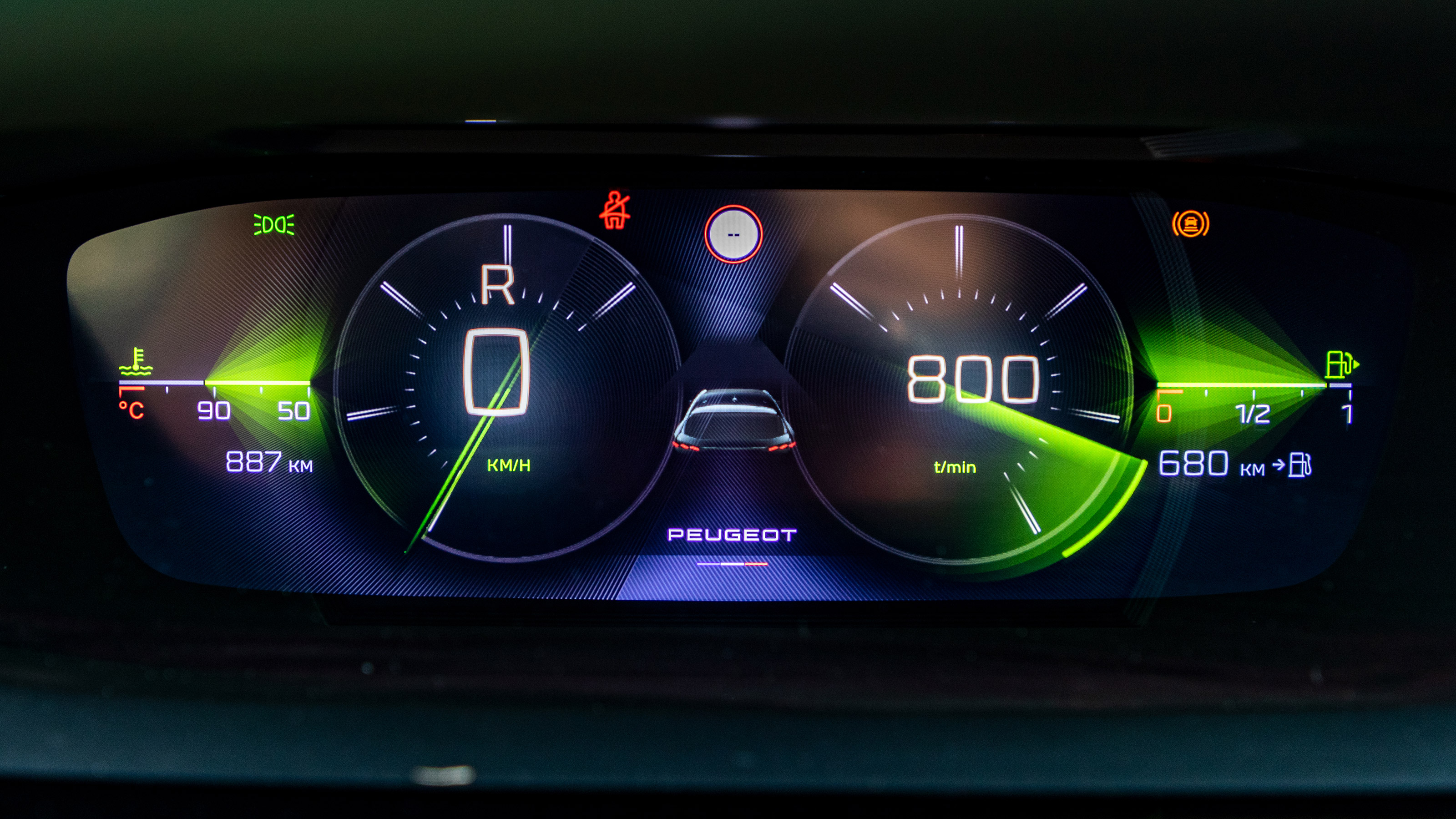 Peugeot 308 - dials