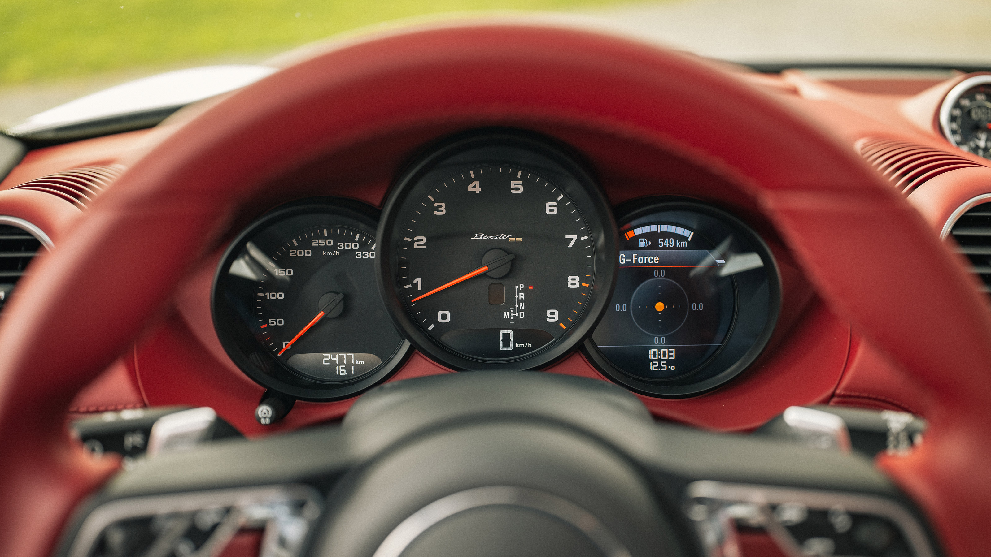 Porsche Boxster 25 Years - dials