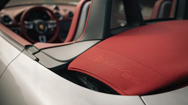 Porsche Boxster 25 Years - hood detail