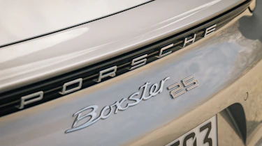 Porsche Boxster 25 Years - rear badge