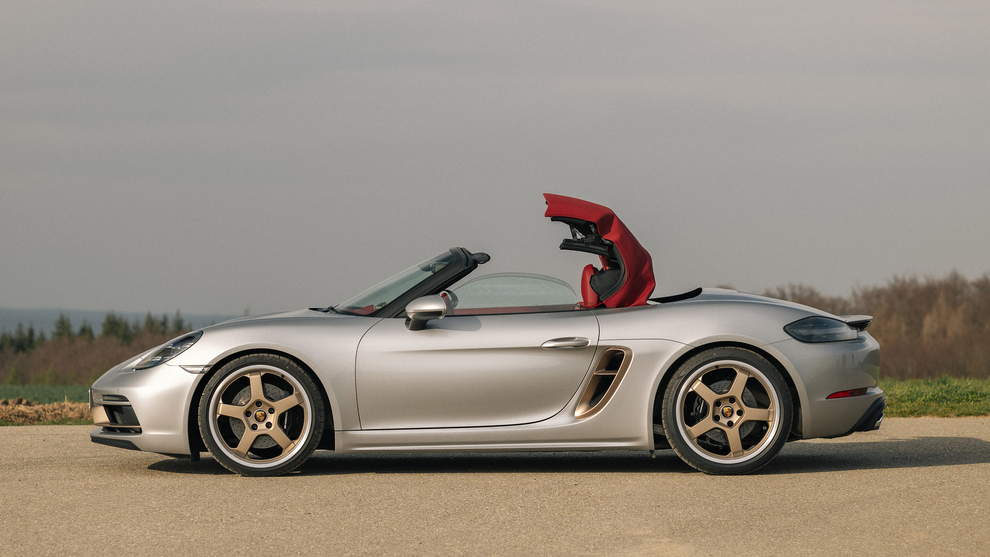 Porsche Boxster 25 Years - roof opening