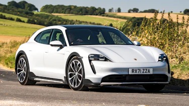 Porsche Taycan 4S Cross Turismo - front cornering