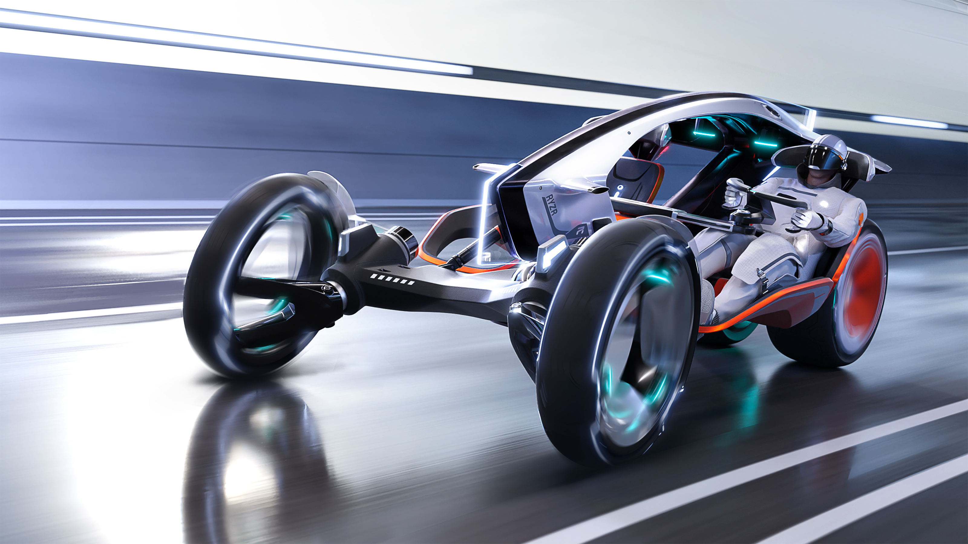 SAIC Design R RYZR concept - driving