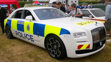 Rolls Royce police car