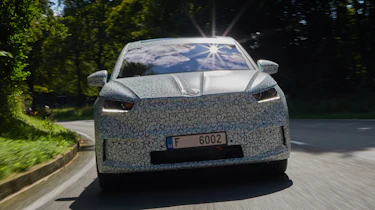 Skoda Enyaq iV coupe prototype - full front