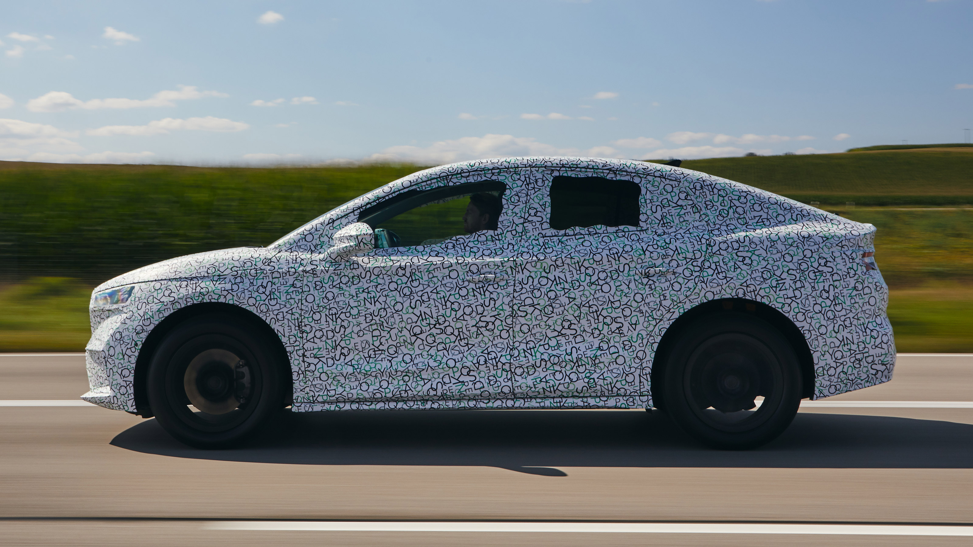 Skoda Enyaq iV coupe prototype - side