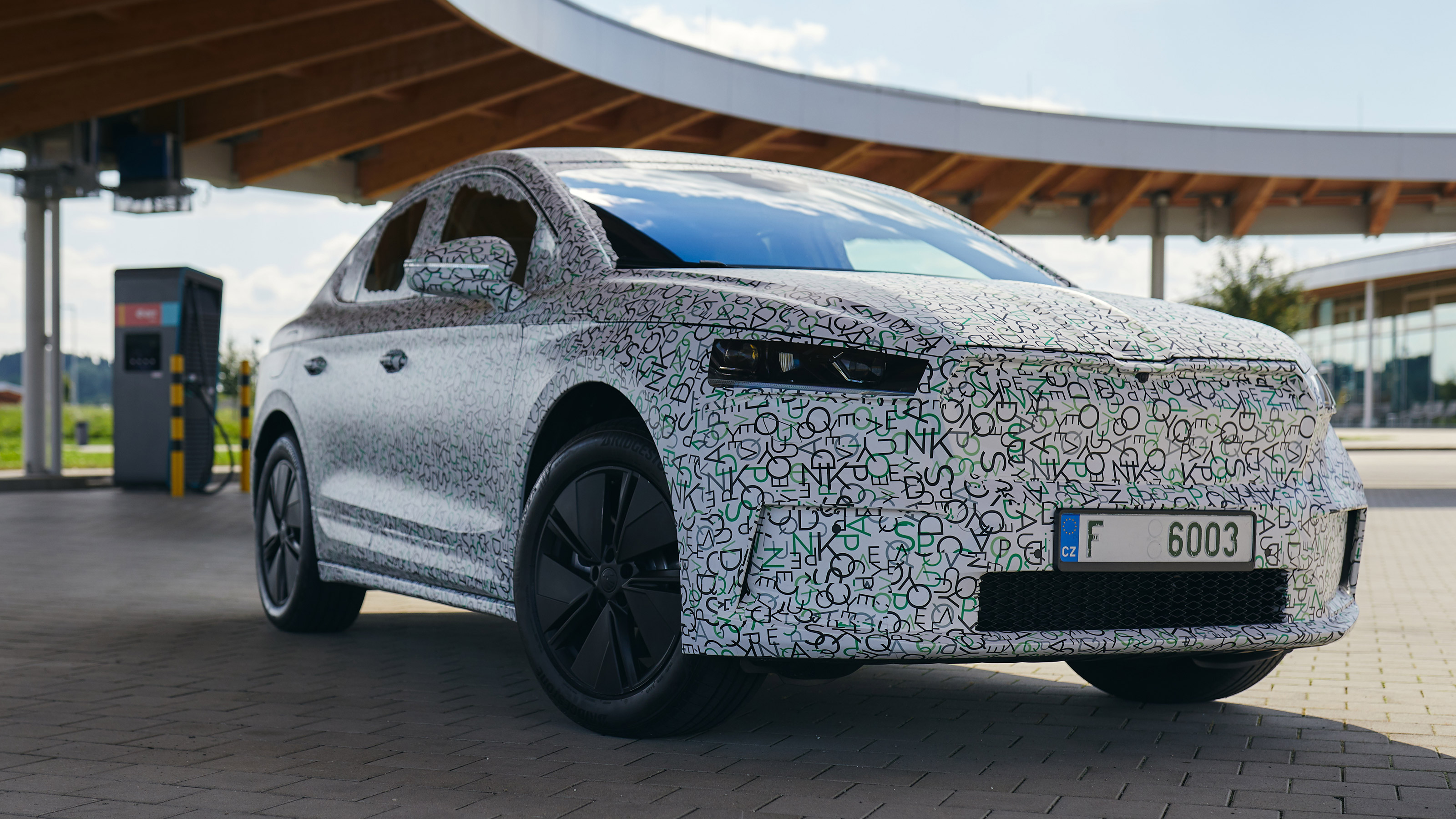 Skoda Enyaq iV coupe prototype - front static