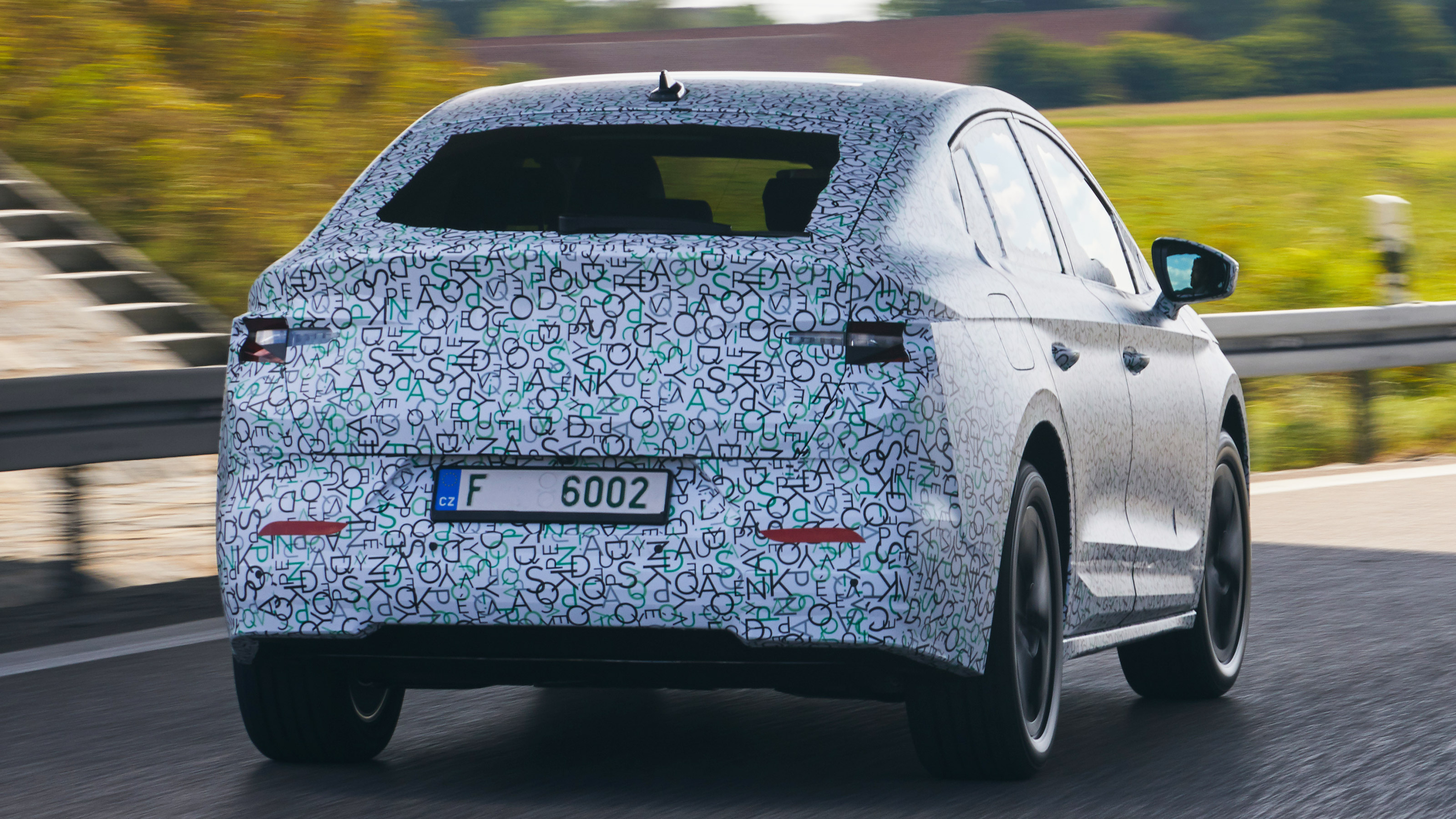 Skoda Enyaq iV coupe prototype - rear cornering