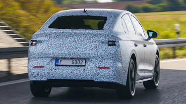 Skoda Enyaq iV coupe prototype - rear cornering