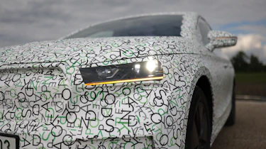 Skoda Enyaq iV coupe prototype - front light