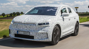 Skoda Enyaq iV coupe prototype - front