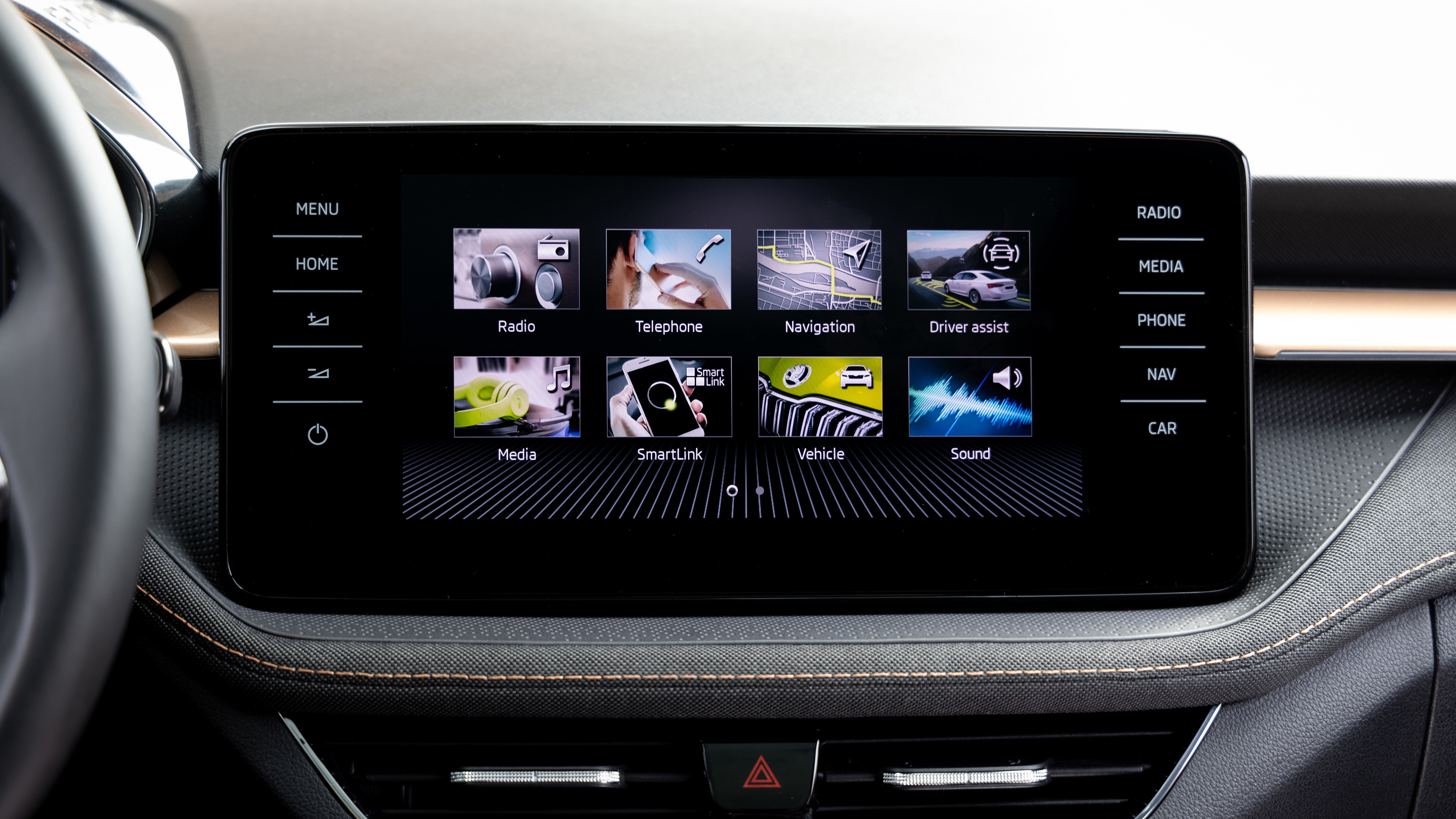Skoda Fabia 2022 - screen