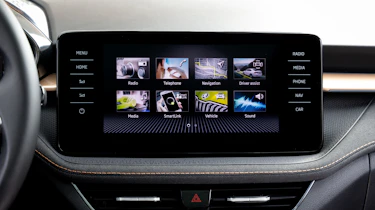 Skoda Fabia 2022 - screen