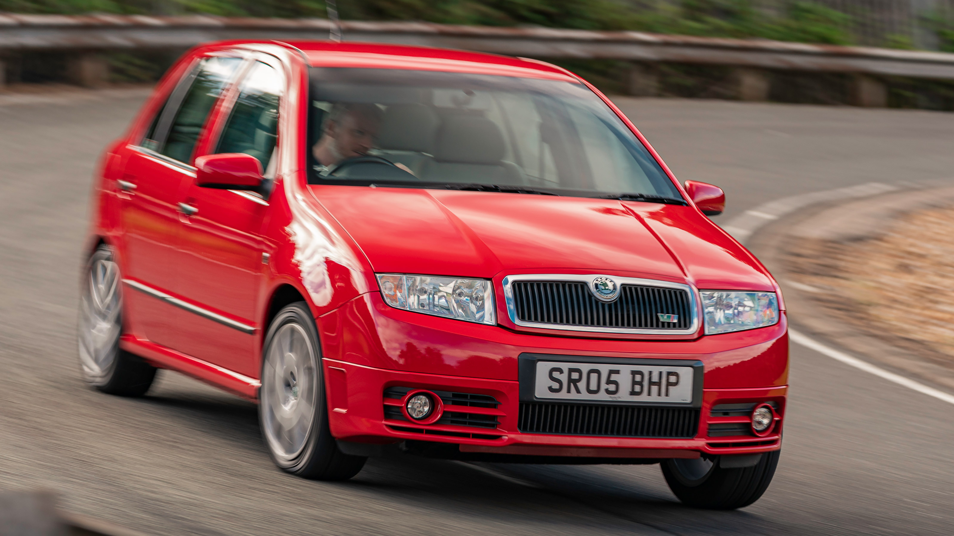 Skoda Fabia vRS Mk1 - front action