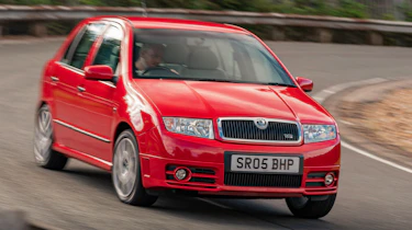 Skoda Fabia vRS Mk1 - front action