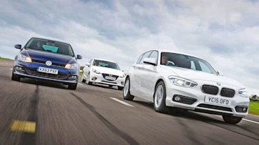 BMW 1 Series vs VW Golf vs Mazda 3
