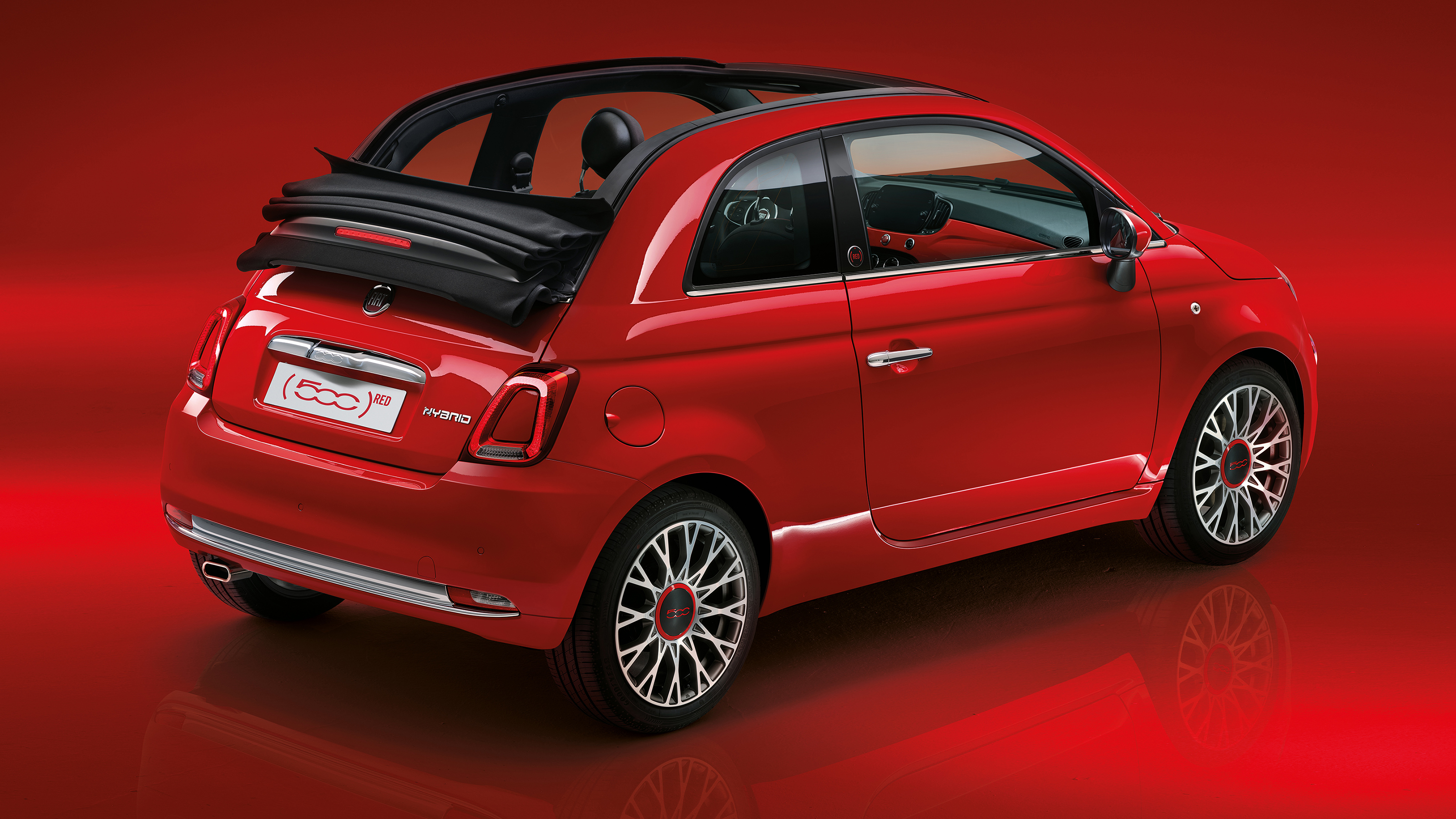 Fiat (500)RED - rear