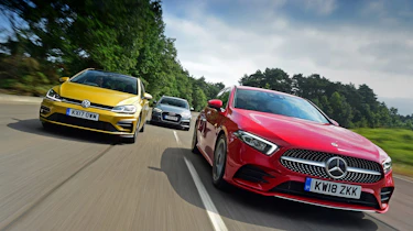 Mercedes A-Class vs Volkswagen Golf vs Audi A3