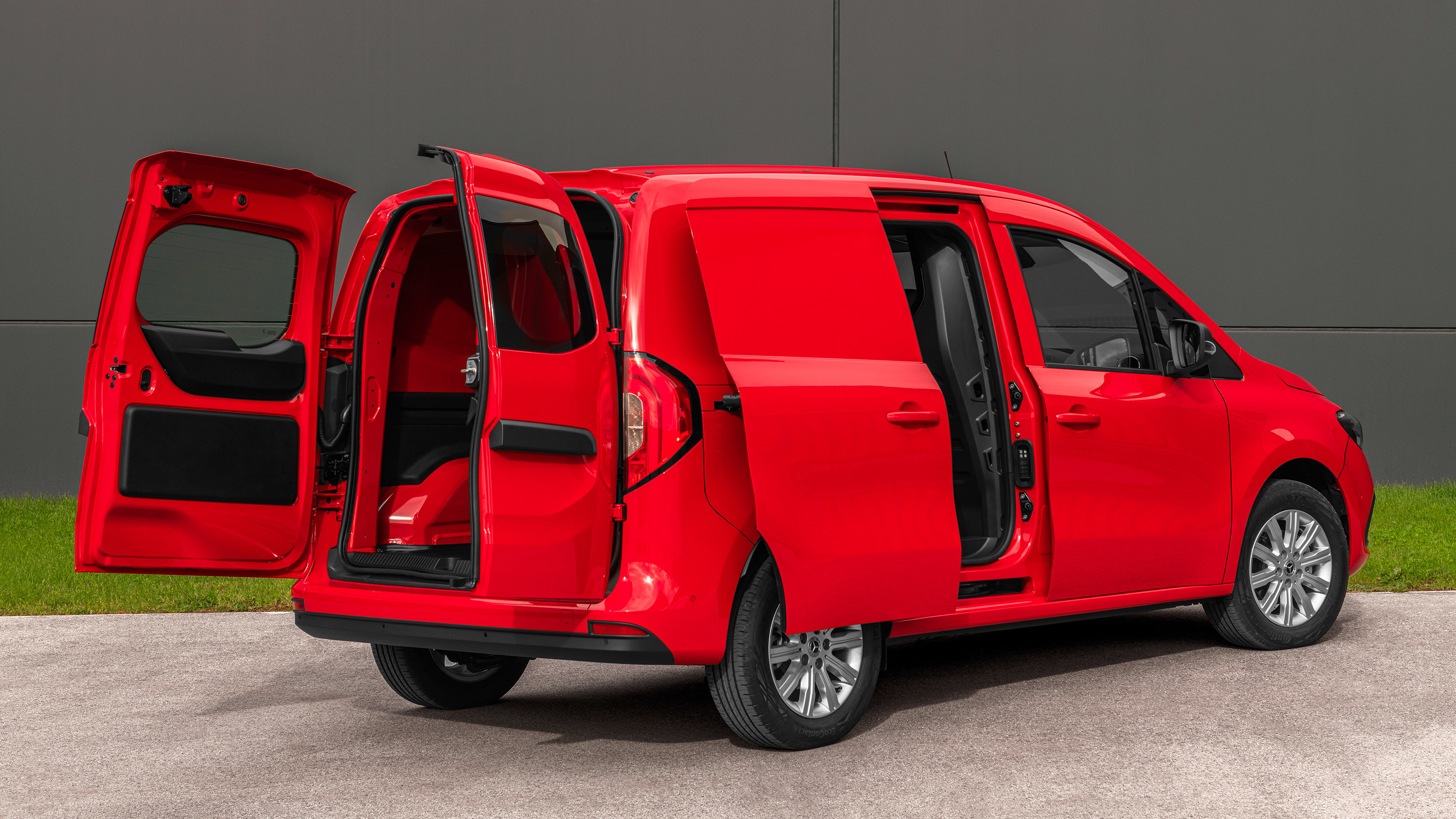 Mercedes Citan van - rear doors open