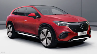 Mercedes EQE SUV - front (watermarked)