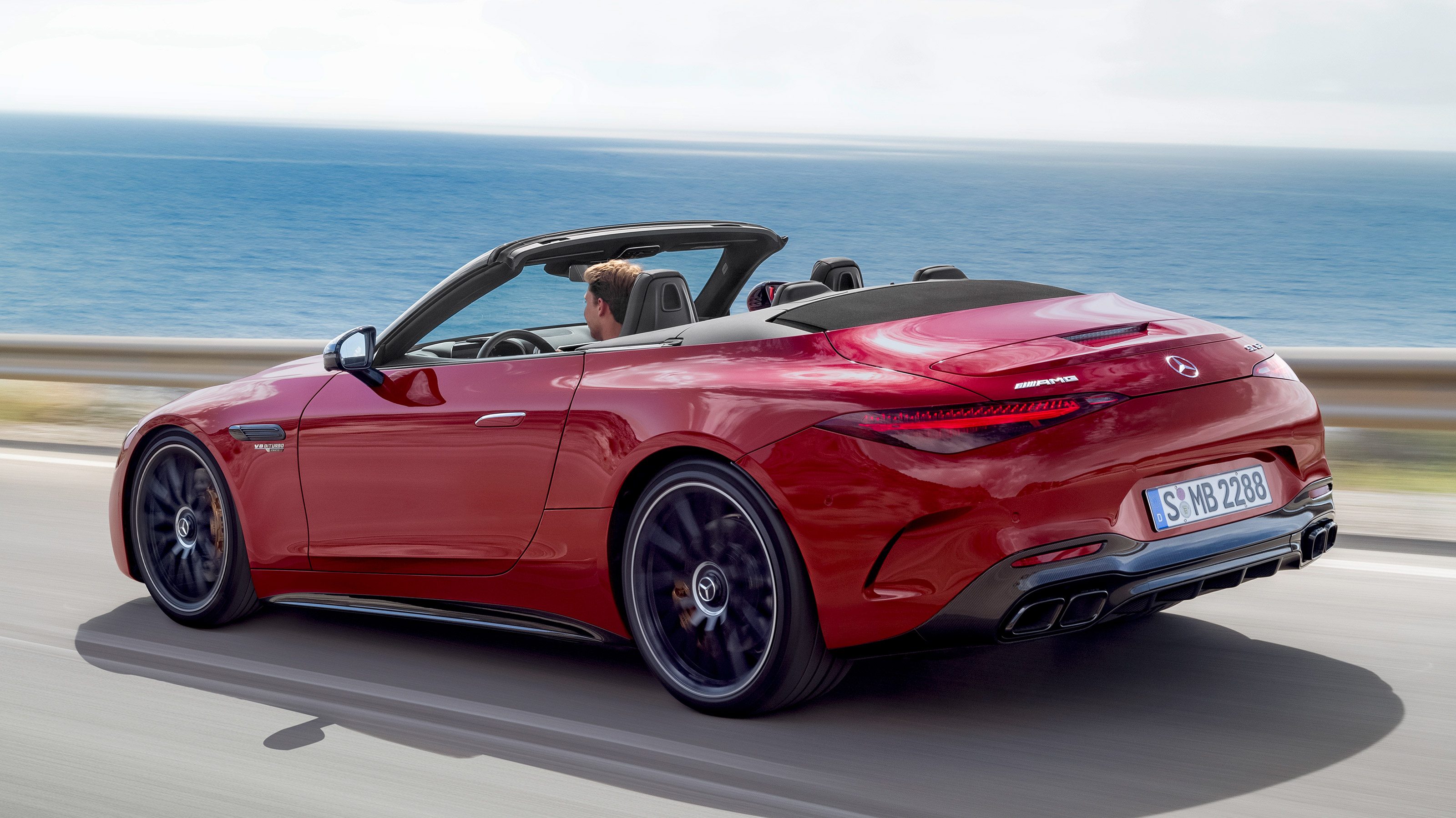 Mercedes SL - rear action