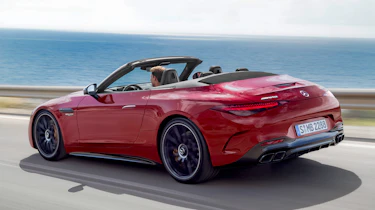 Mercedes SL - rear action