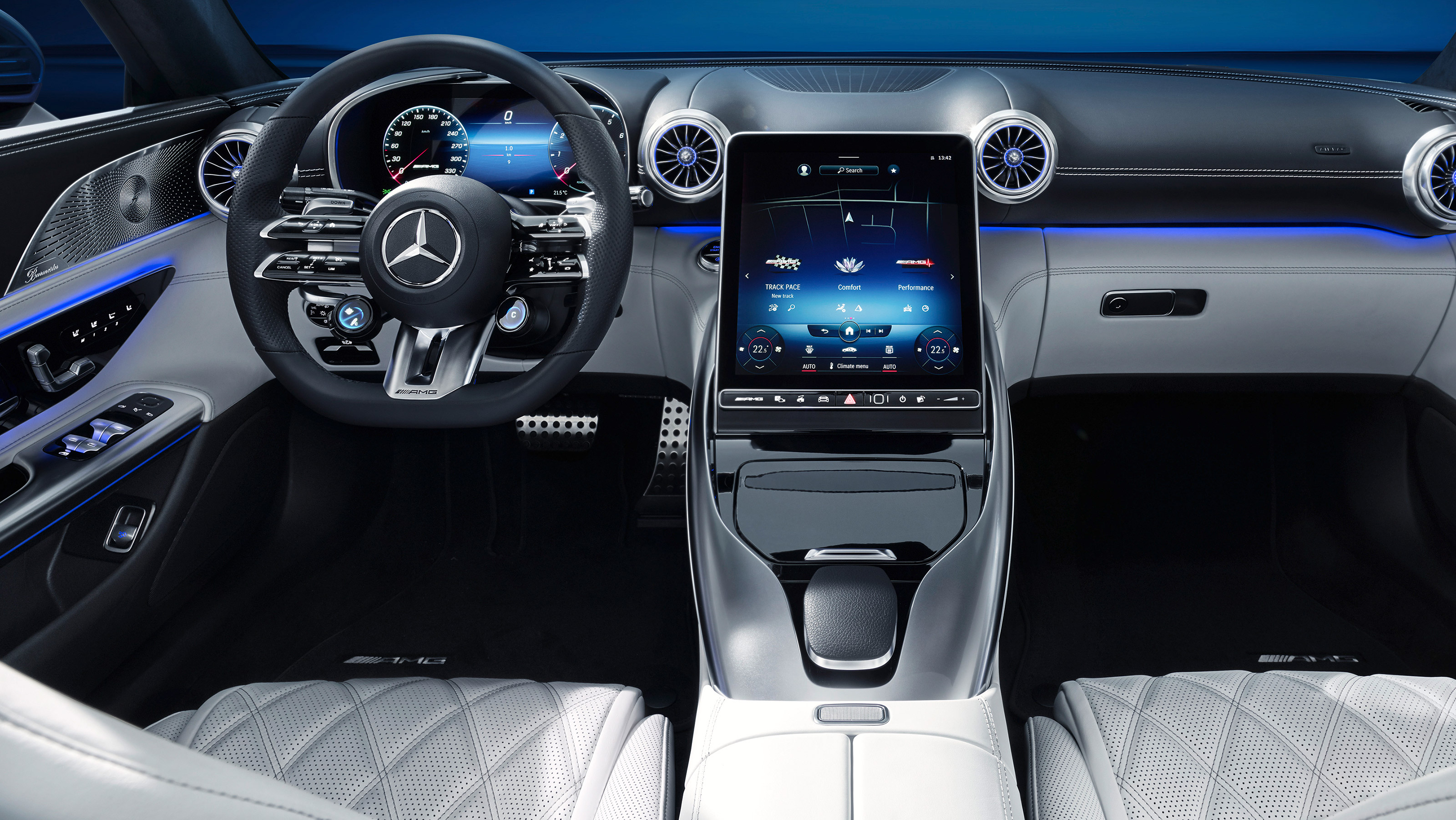 Mercedes SL - dash