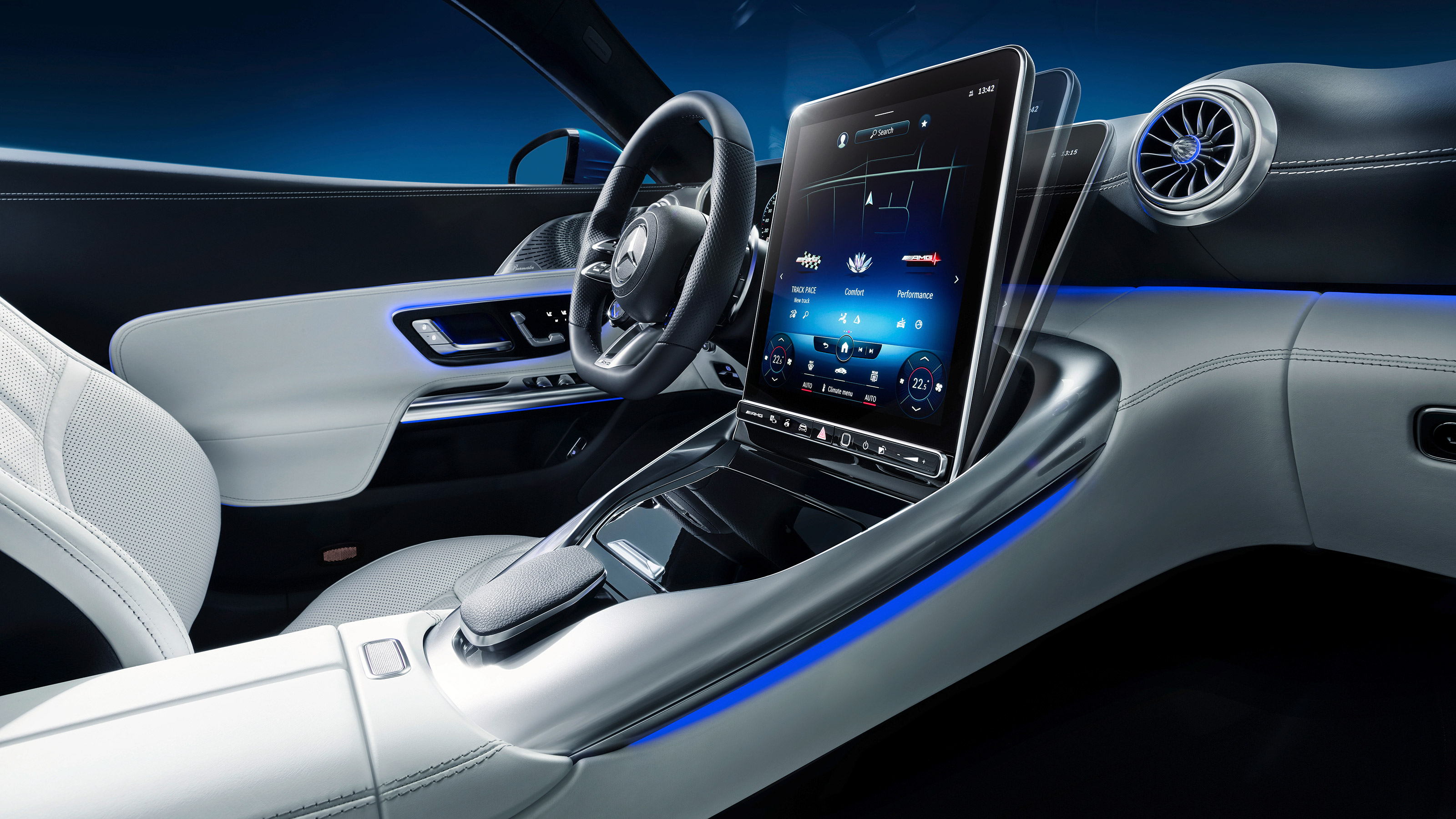 Mercedes SL - screen