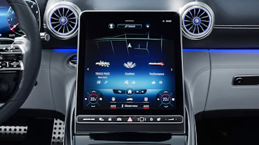 Mercedes SL - infotainment screen