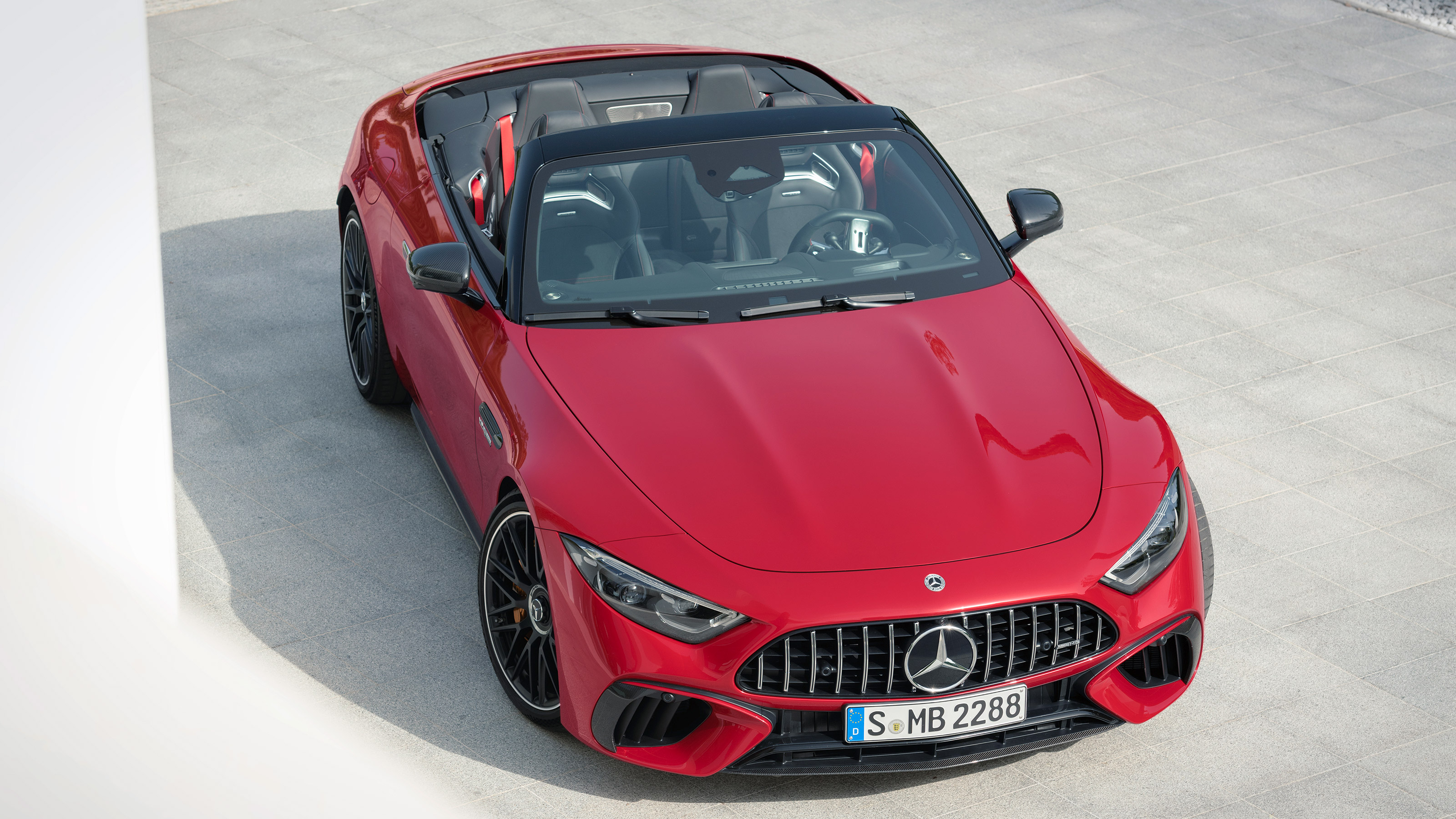 Mercedes SL - front above