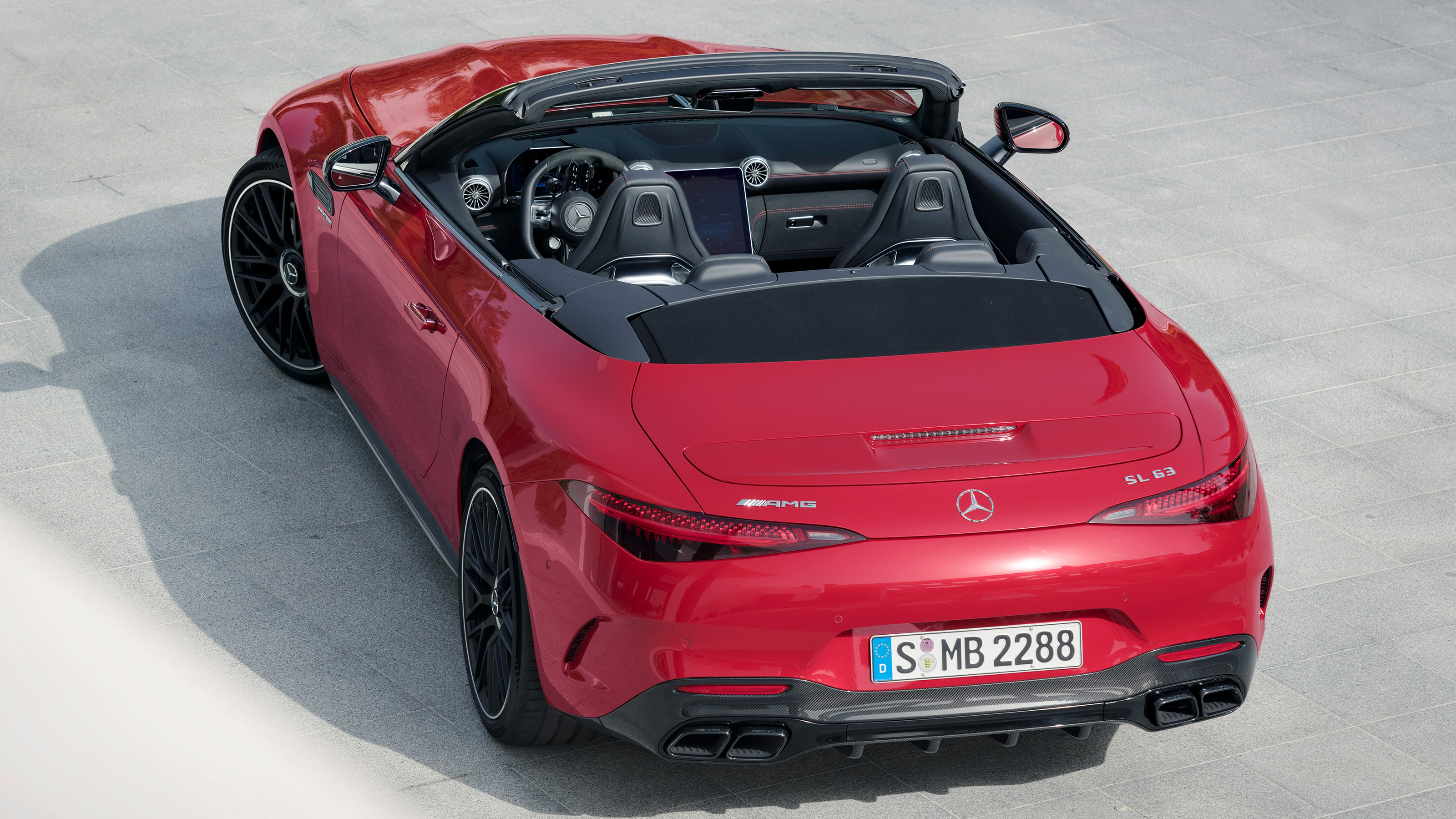 Mercedes SL - rear above