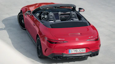 Mercedes SL - rear above