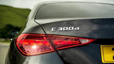Mercedes C-Class - taillight and badge