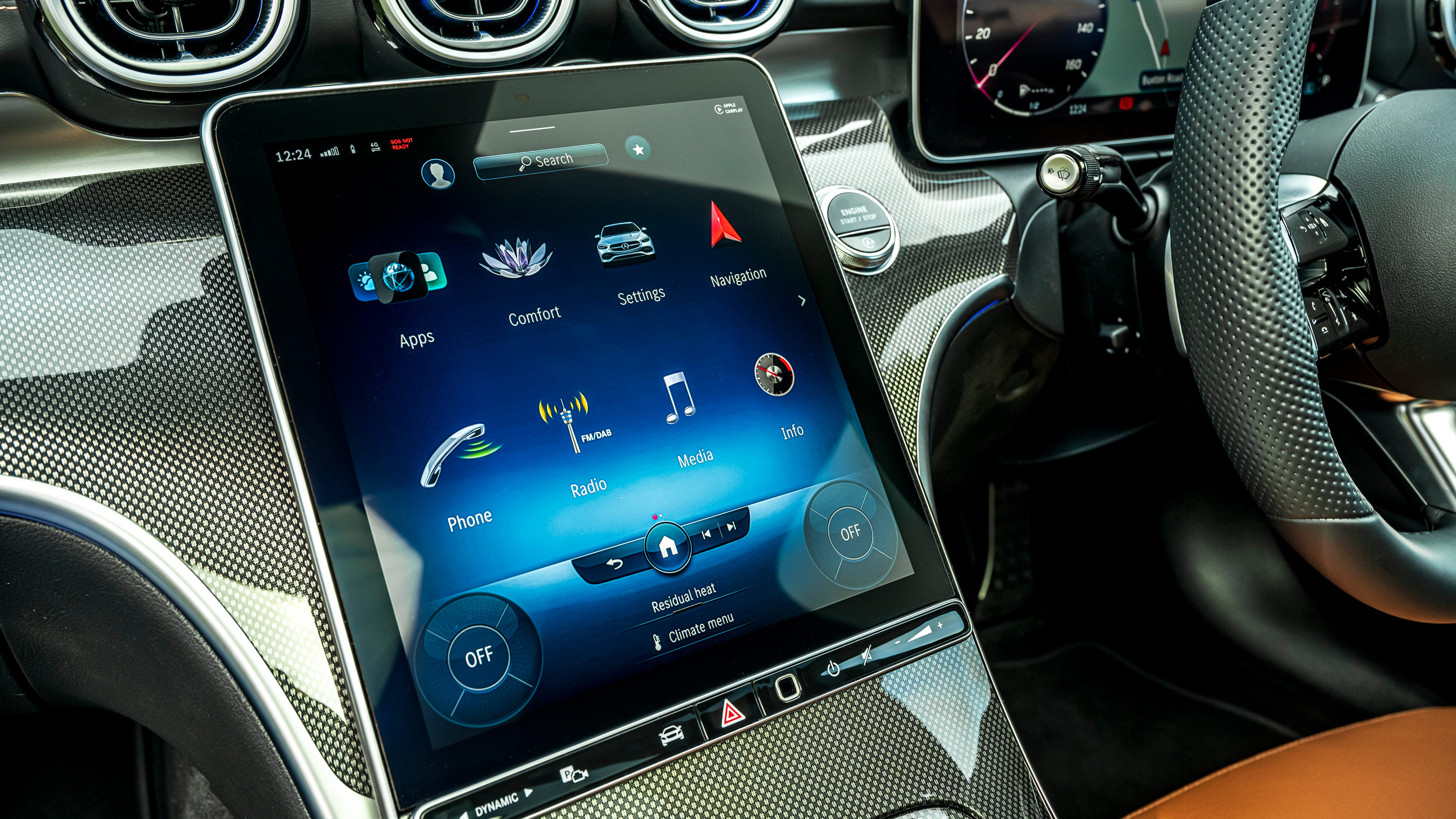 Mercedes C-Class - touchscreen