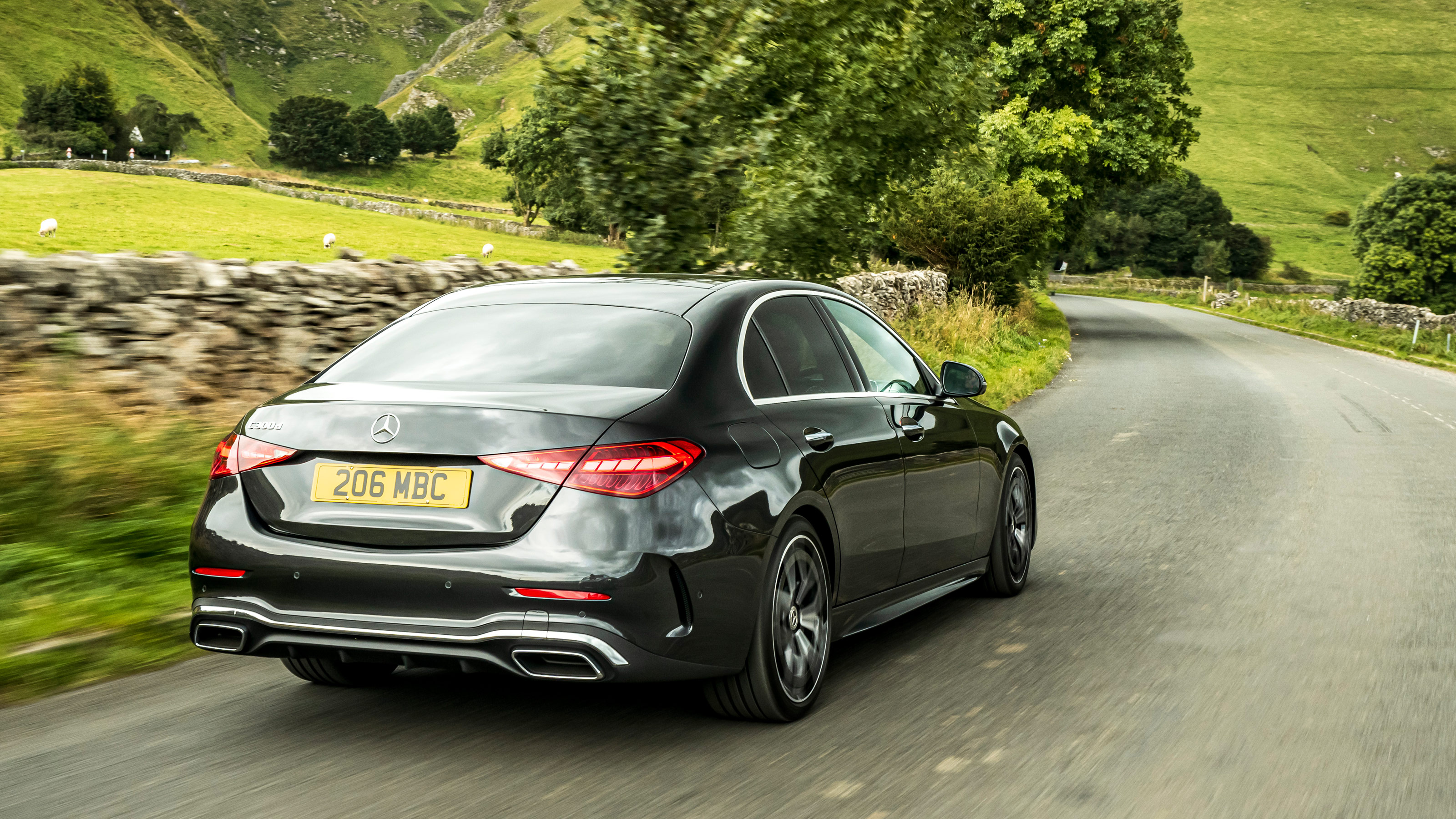 Mercedes C-Class - rear driving