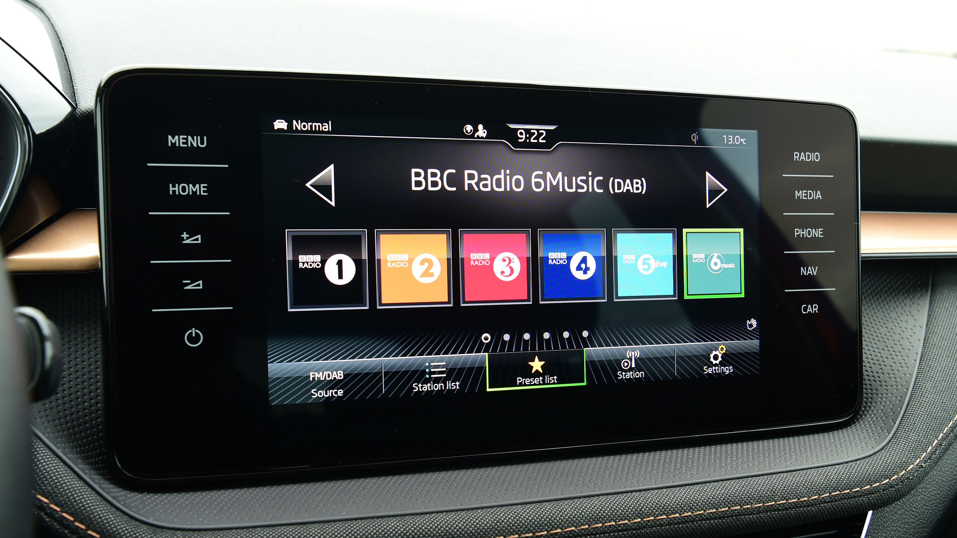 Skoda Fabia - infotainment