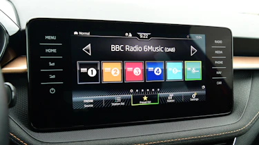 Skoda Fabia - infotainment