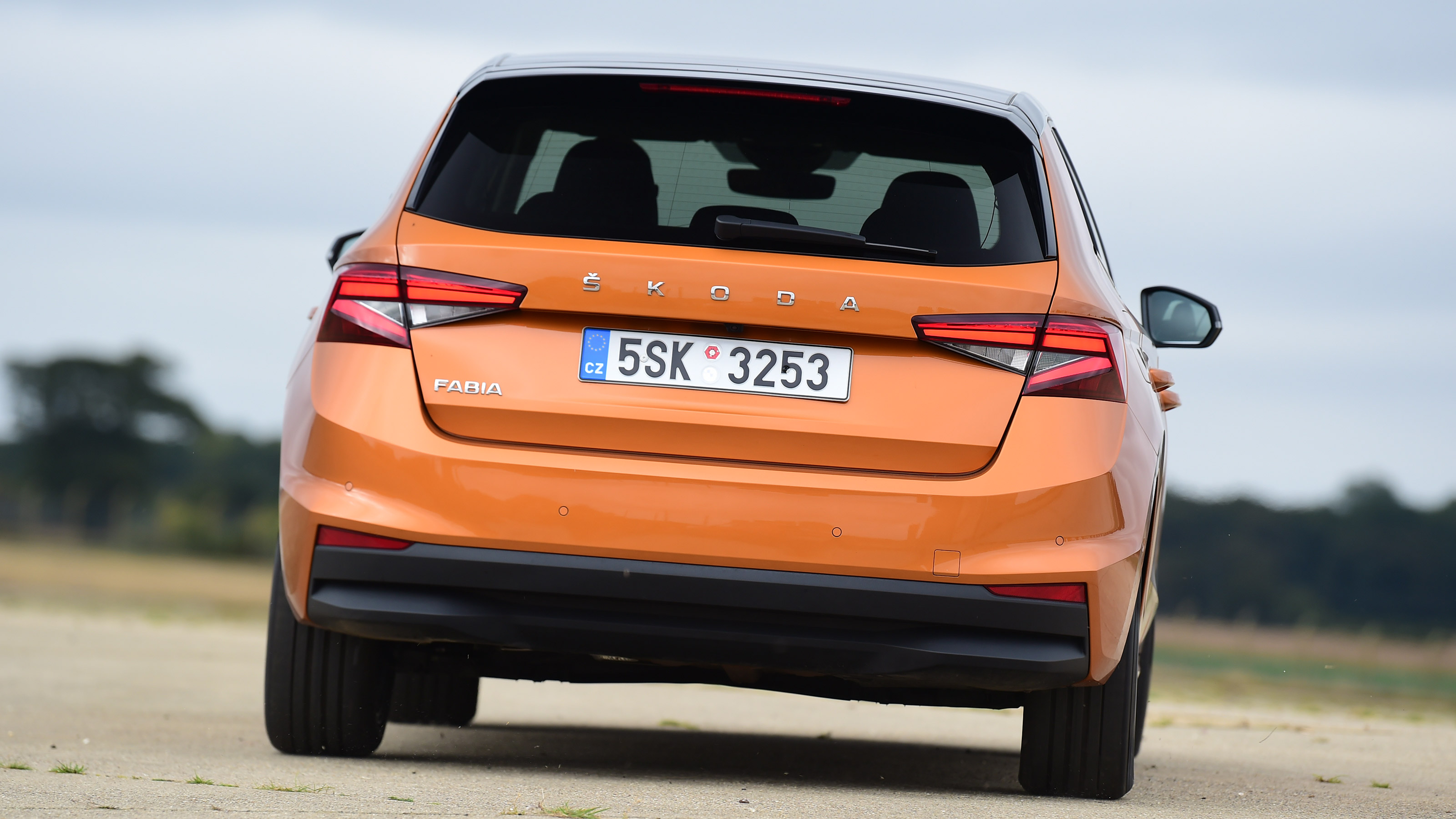 Skoda Fabia - rear cornering