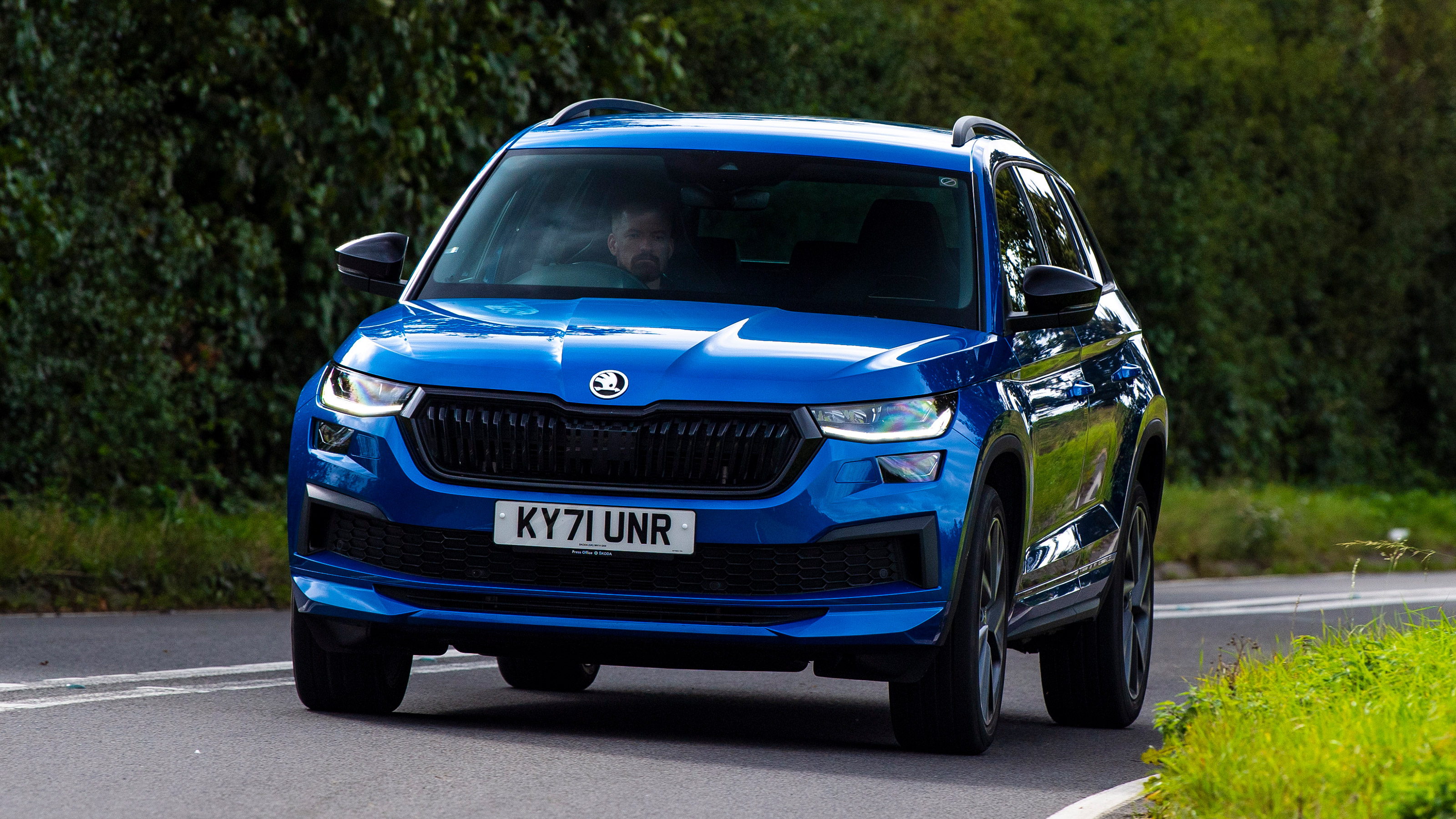 Skoda Kodiaq SportLine - front action