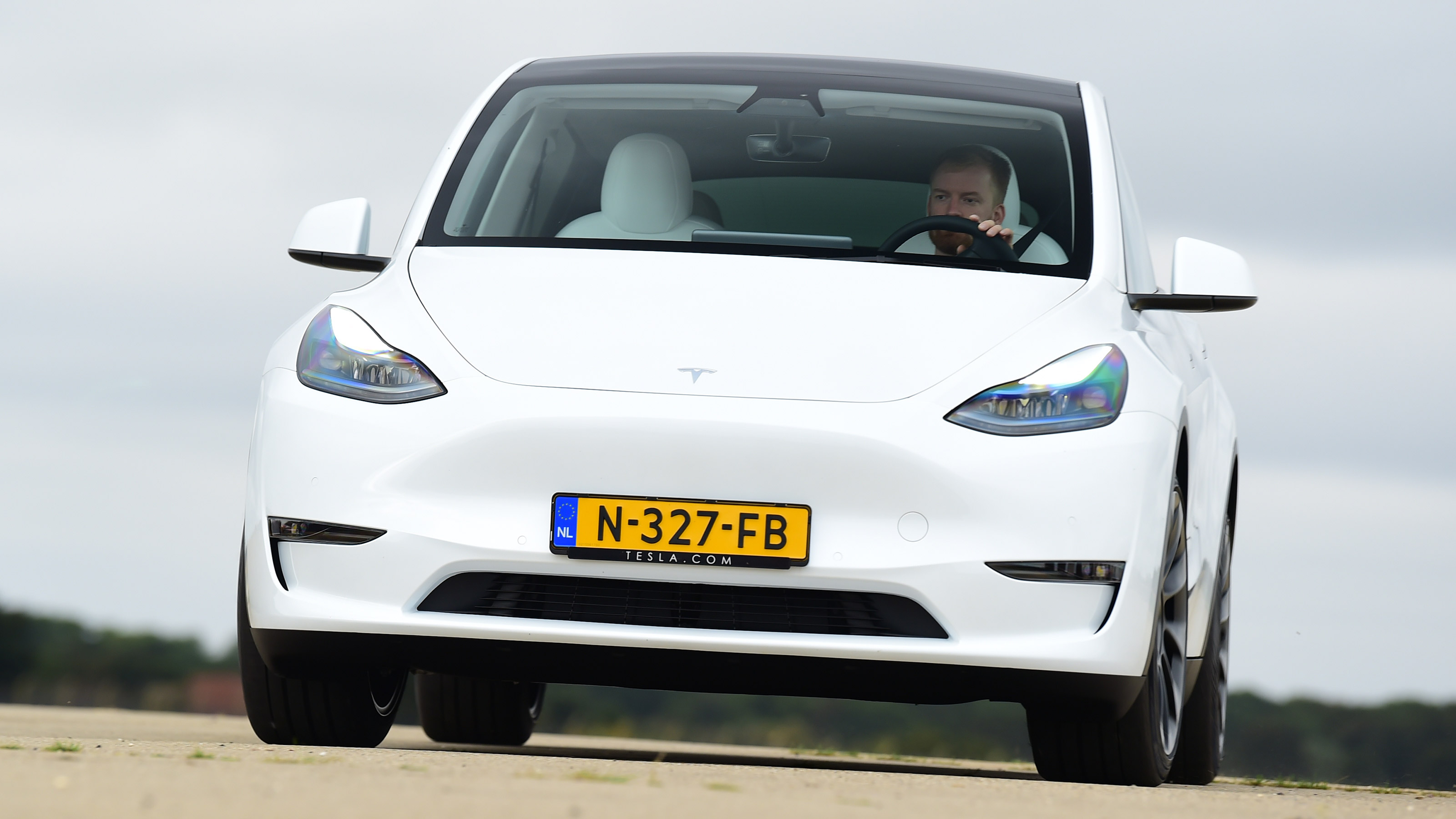 Tesla Model Y - front cornering