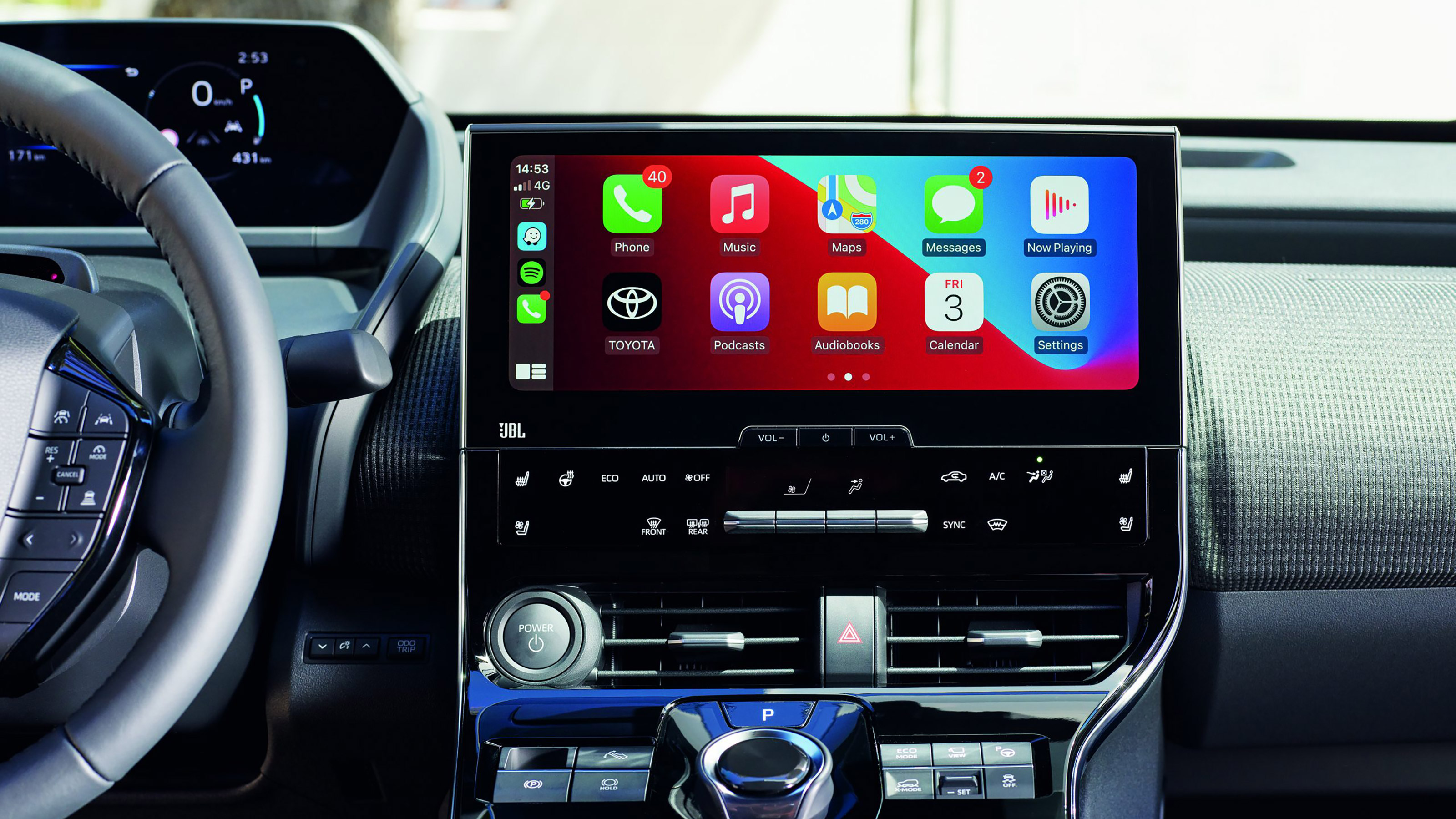 Toyota bZ4x - infotainment