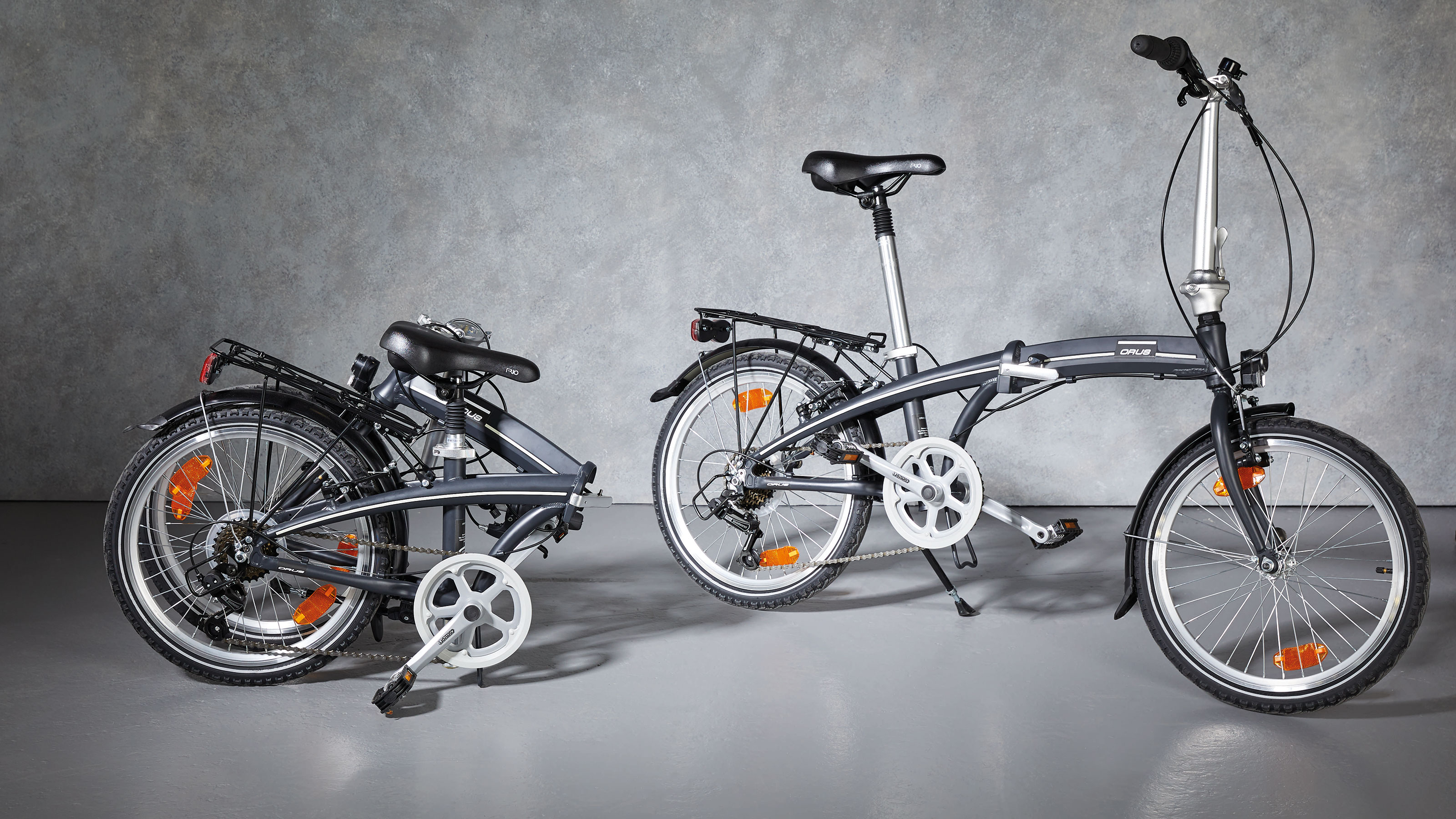 Aldi Classic Lightweight Folding Bike folded