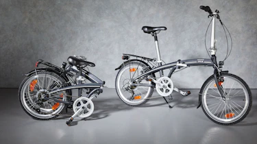 Aldi Classic Lightweight Folding Bike folded