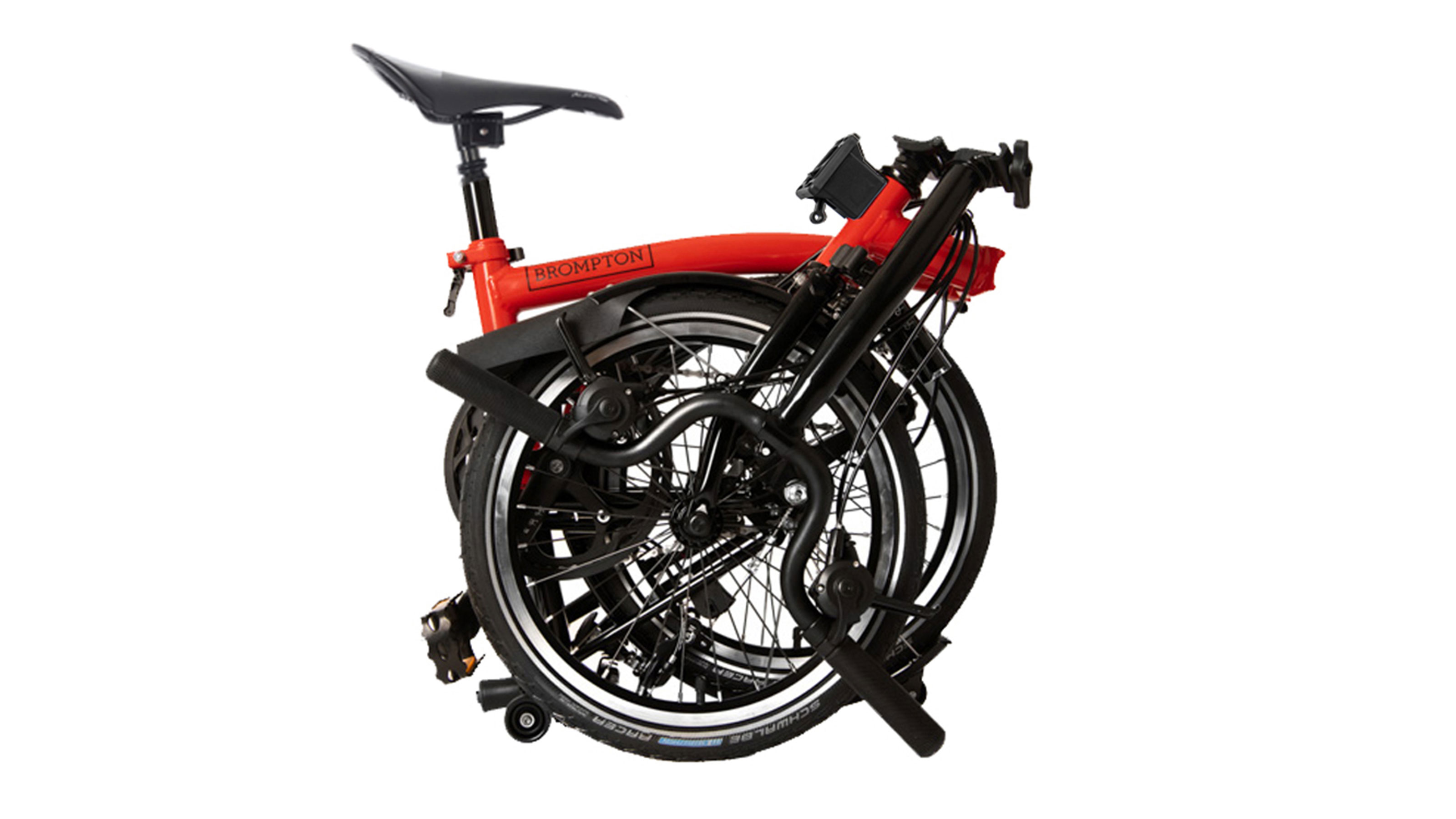 Brompton M6L Black Edition folded