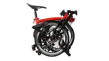 Brompton M6L Black Edition folded