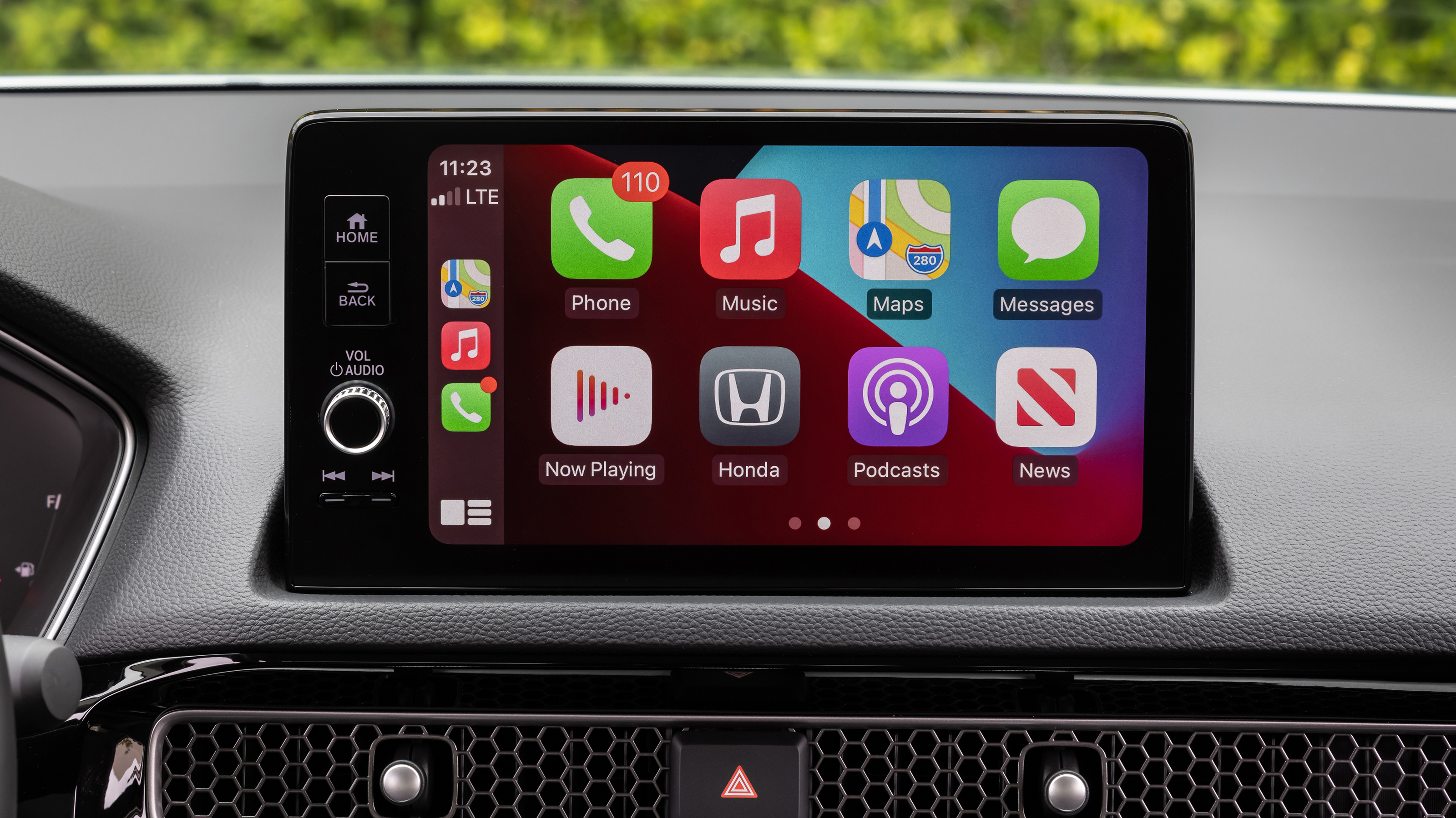 Honda Civic 2021 - screen