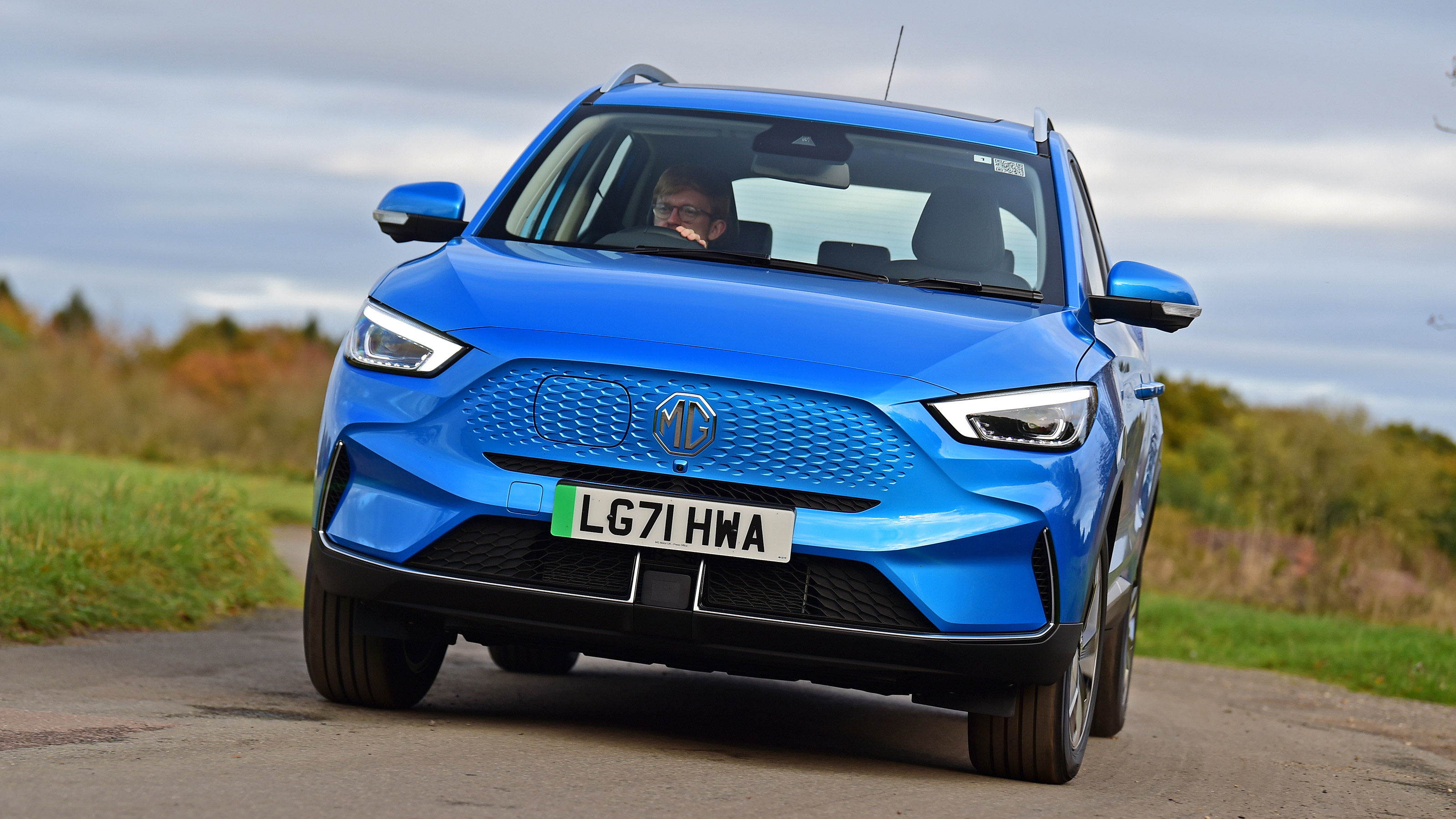 MG ZS EV - front cornering