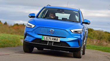 MG ZS EV - front cornering