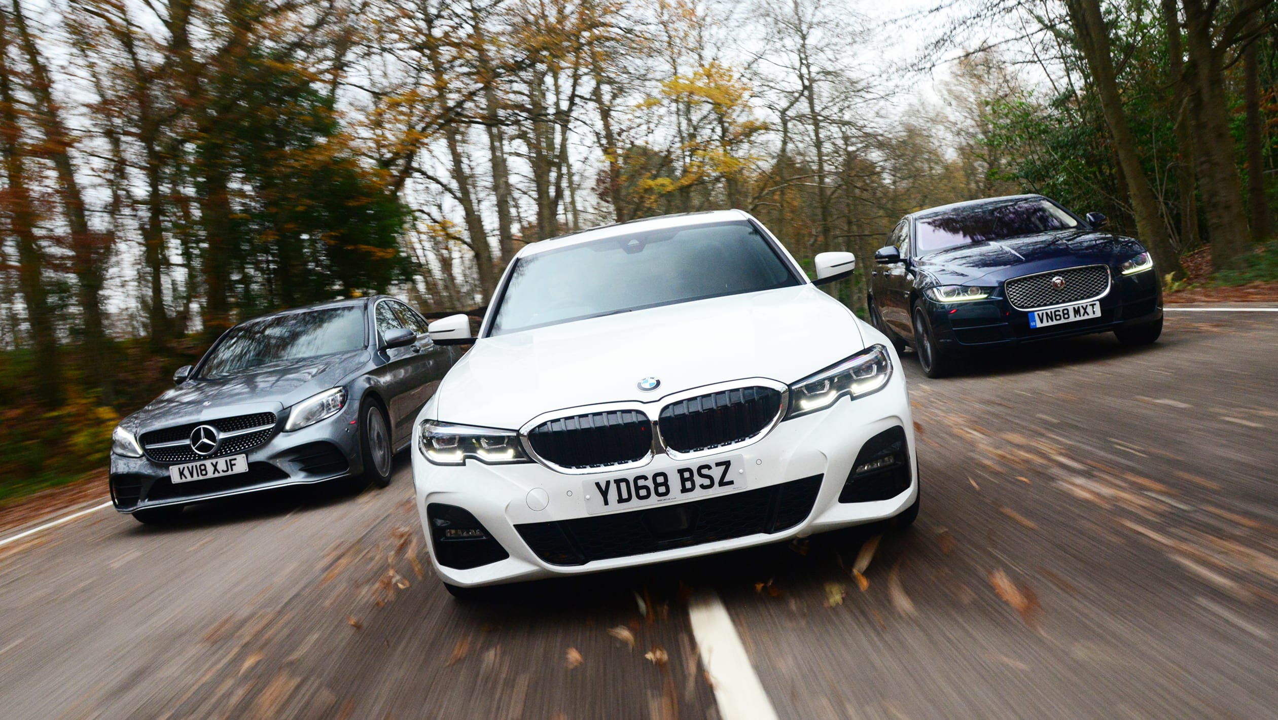 Mercedes C-Class vs BMW 3 Series vs Jaguar XE