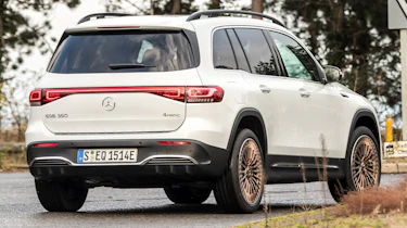 Mercedes EQB - rear cornering